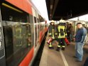 Feuer in Toilette des S-Bahn Zug Koeln Kalk Trimbornstr  P14